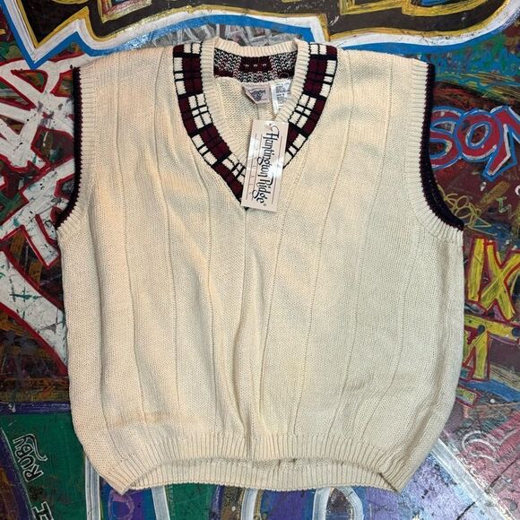 NWT Huntington Ridge Vintage 1980’s Seater Vest Classic style new condition - Picture 2 of 8